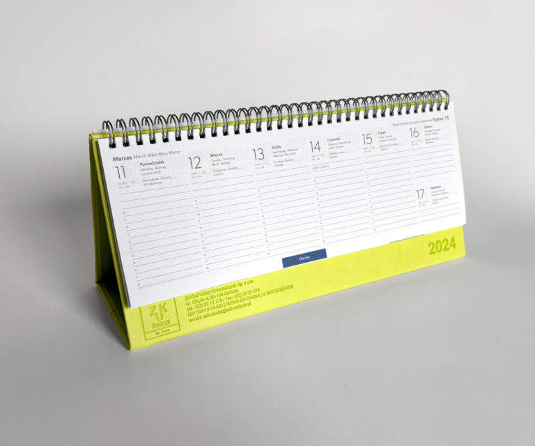 Kalendarz biurkowy