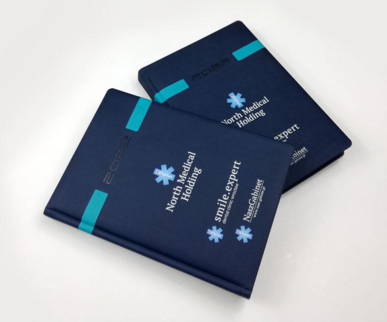 Kalendarz książkowy nadruk UV