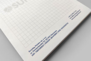 Notesy z klejonym grzbietem