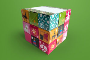 Kalendarz adwentowy z kieszeniami