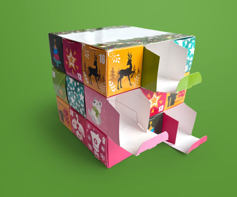 Kalendarz adwentowy z kieszeniami