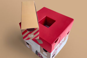 Kalendarz adwentowy z szufladkami