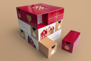 Kalendarz adwentowy z szufladkami