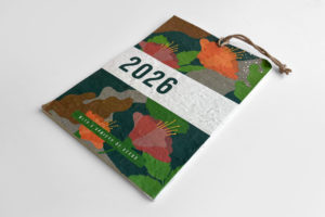 Kalendarz ścienny z bawełnianym sznurkiem