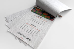 Kalendarz ścienny z bawełnianym sznurkiem