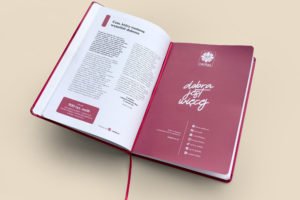 Kalendarz książkowy Mindnotes® w okładce twardej soft touch