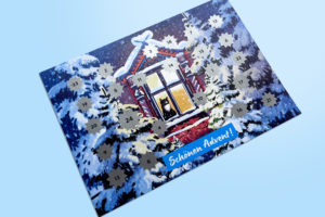 Kalendarz adwentowy w formie zdrapki